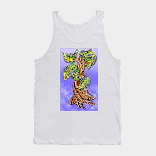 Dream a Little Dream of Tree on Dreamy Purple Tank Top